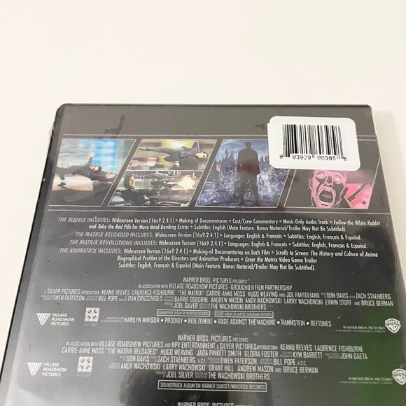 The Matrix 1 2 and 3 Plus The Animatrix 4 Film Collection DVD Movie - Picture 5 of 12